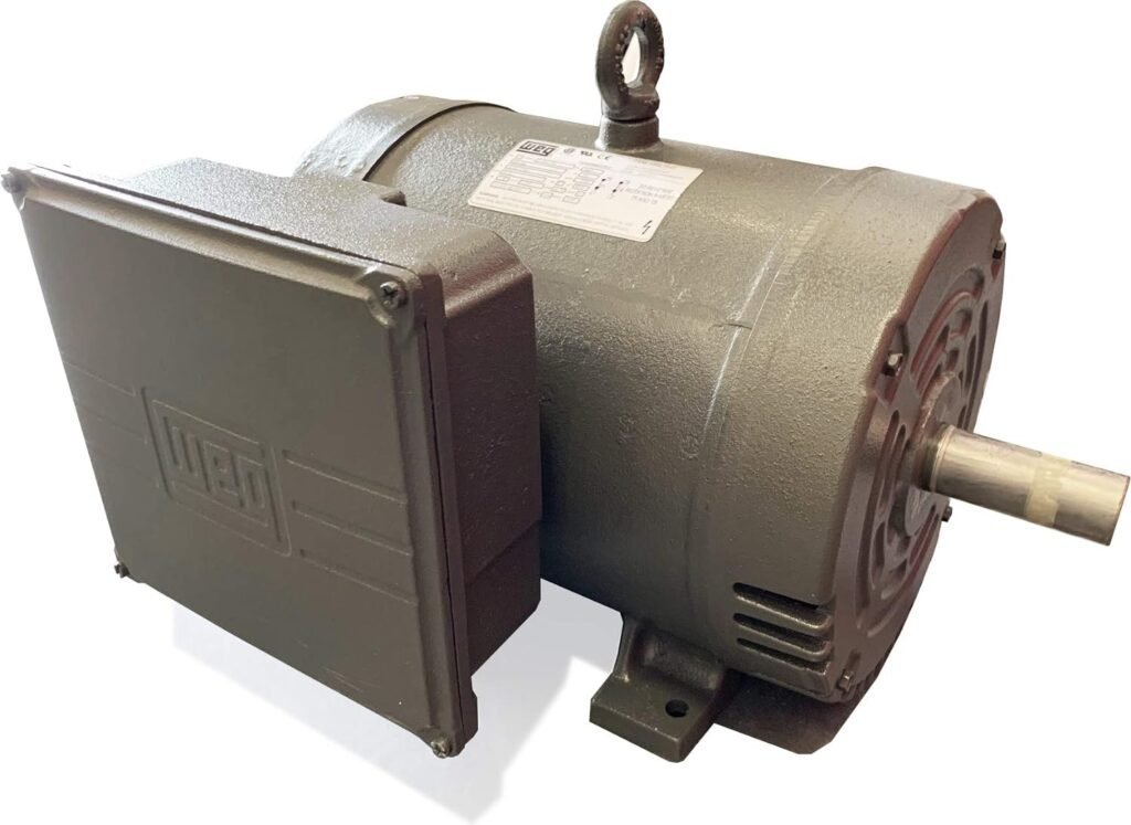 Captive Aire Exhaust/Make Up Air Fan Replacement Motor- 5 HP, 1 Phs, 208-230V, ODP, 1750 RPM, Rigid Base, 184T Frame, 27.1-24.6 FLA, 1-1/8 Shaft Diameter. Class F Insulation.