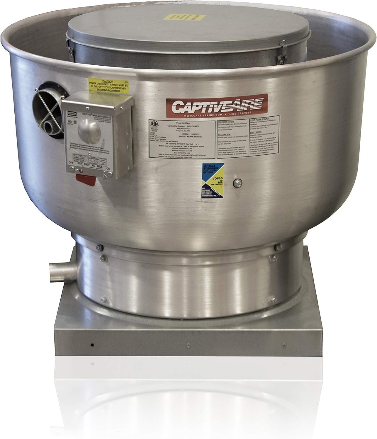 DU50HFA Commercial Upblast Exhaust Fan DU50HFA 115v Review