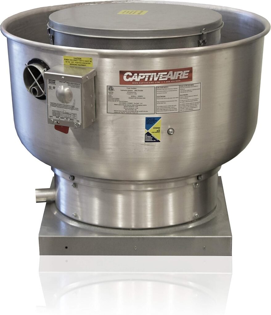 Captive-Aire Systems, Inc. DU85HFA Commercial Upblast Exhaust Fan DU85HFA 115v