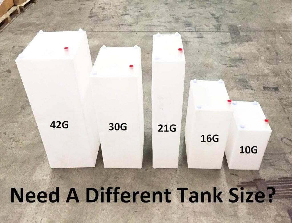 Fresh and Gray Water Holding Tank | Combo Pack | RV Water Holding Tank | Camper Water Holding Tank - BPA Free (16 Gallon  21 Gallon)