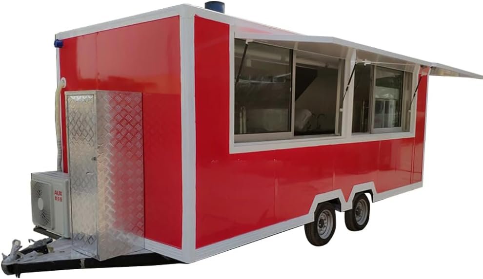 Mobile Square Mobile Food Trailer Fast Food Truck (6 * 2.1 * 2.35m)