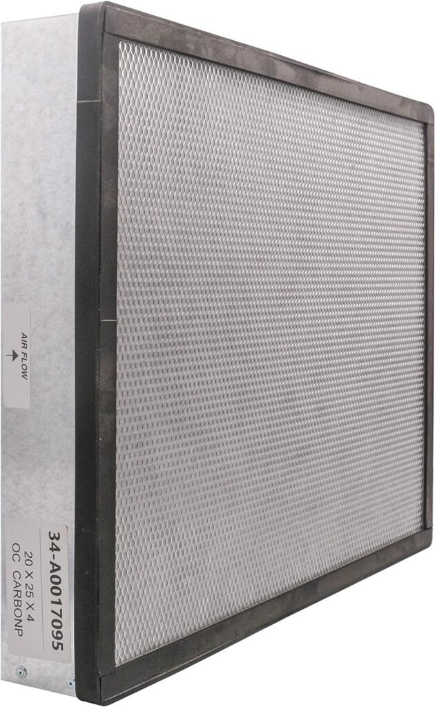 Pollution Control Unit (PCU) Odor Control Filter. BPS Panel 100% Carbon Includes perimeter gasket (20 x 25 x 4)